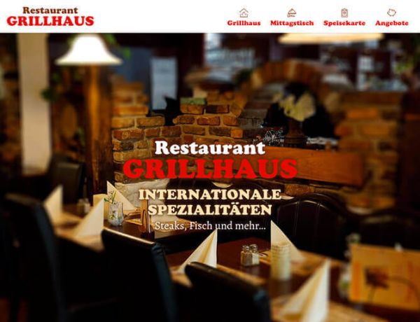 Die neue von ccwerbung.de und ccpixel.de erstellte Website vom Grillhaus in Soltau